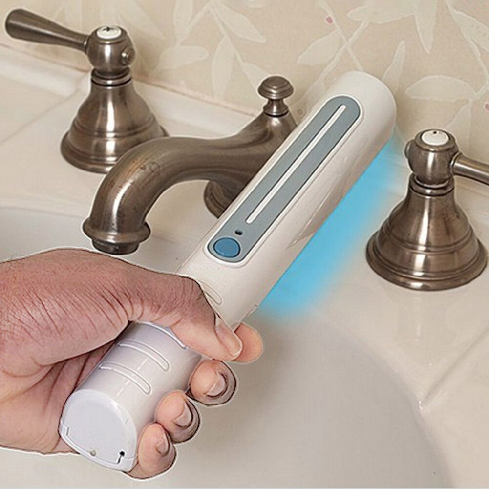 ledet uv bakteriedrepende lampe bærbar håndholdt steriliseringsstav desinfisering pinne tannbørste desinfiseringsmiddel uv lampe desinfeksjon lys