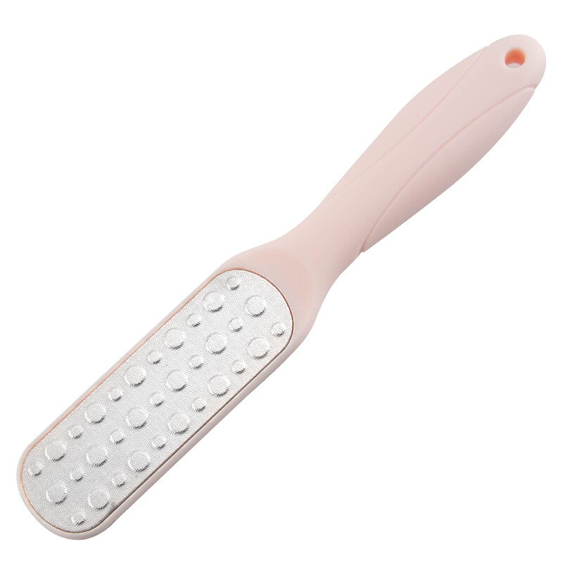 Pro Double côté pied râpe callosités peau morte enlèvement pieds fichiers pédicure conseils grattoir peau rugueuse pieds soins outils pied beauté soins: Rose