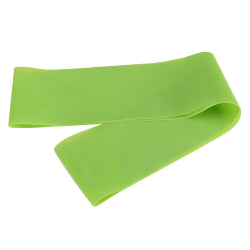 Ben røv latex modstandsbånd træning fitness yoga stretching loops home gym: Grøn