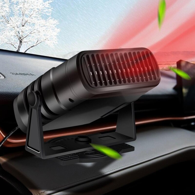 Draagbare Auto Heater Defogger Snelle Verwarming Voorruitontwaseming Elektrische Raam Voorruitverluchting Fan Voertuig Warmer Air Blower