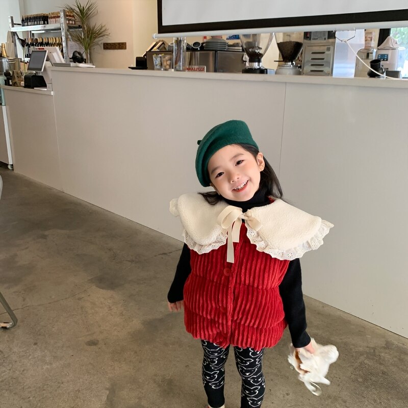 Lam Fleece Kant Kids Sjaal Baby Sjaal Kraag Das Voor Meisjes Sjaals Herfst Winter Kinderen Halsdoek Bib