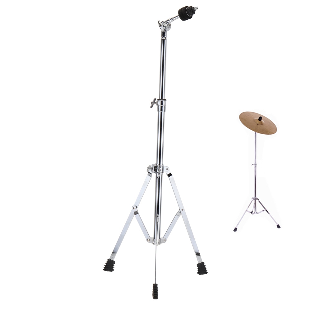 Support triangulaire de cymbales pour batterie de Jazz, entièrement en métal, pliable, réglable, pour Percussion