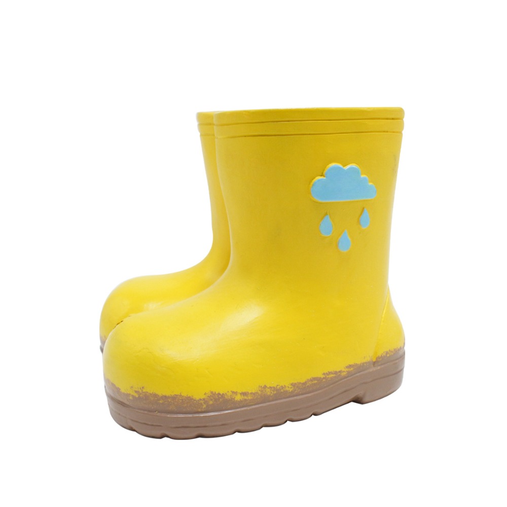 Garden Decoration Resin Rain Boot Planter Funny Decorative Hydroponic Flower Holder Crafts Vase Ornament Bonsai: Default Title
