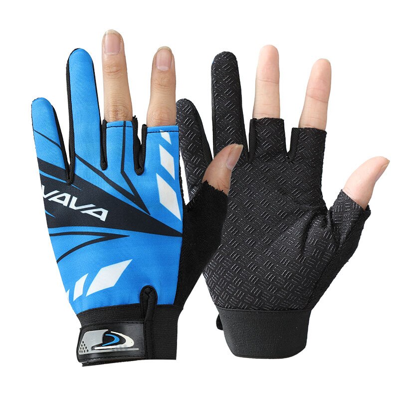 Daiwa 3 Finger schneiden Angeln Handschuhe Professionelle Angeln Schutz Handschuhe draussen Wandern Anti-Unterhose Handschuhe eins Größe