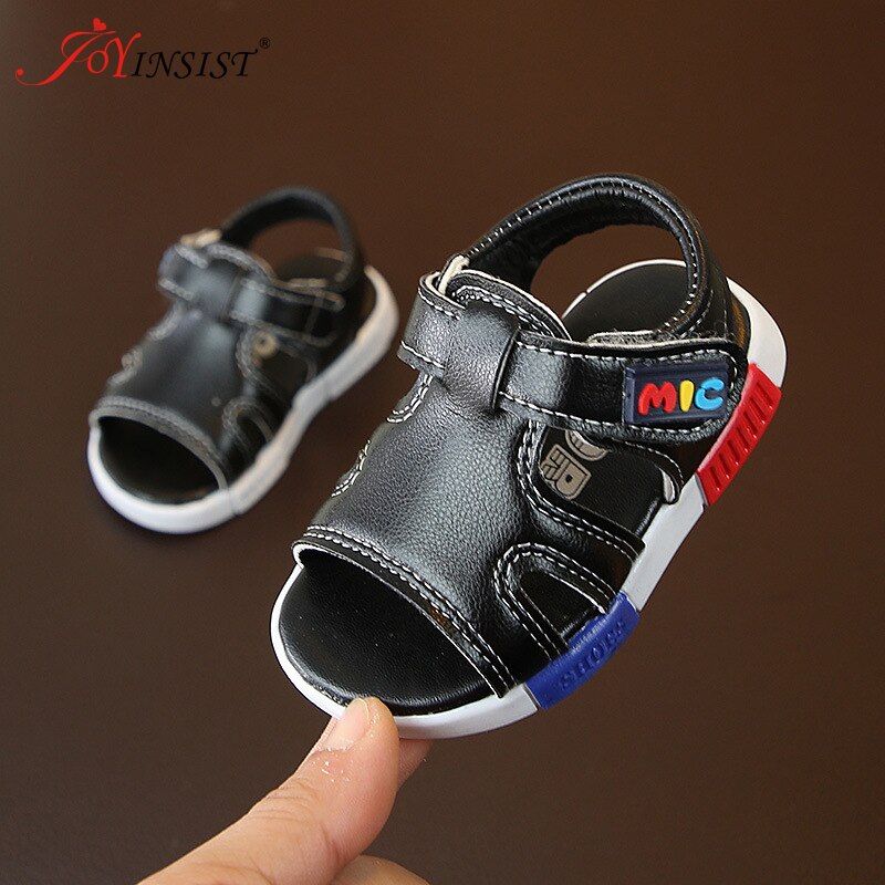 Sommer baby sandaler 1-2-3 år gammel dreng børn fritidssko dreng strandsko tå sandaler med blød sål