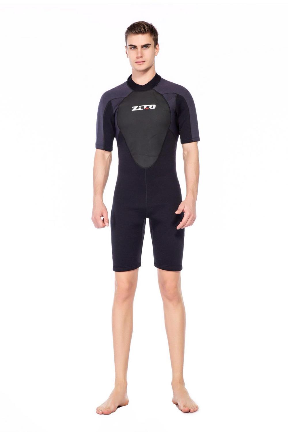 3mm neopren våddragt i ét stykke kort dykkerdragt til mænd scuba dyk surfing snorkling spearfishing våddragt