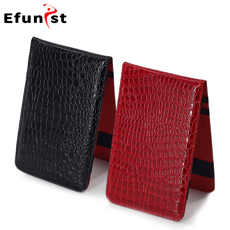 Golf Score Book PU Leather Material Score Notebook With Pencil And Score Card Easy To Use Of Golf Supplies