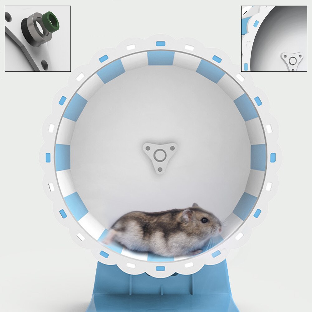 1pc Hamster Running Disc Toy Silent Rotatory Jogging Wheel Pet Sports Wheel Toys Small Animal Exercise Wheel Pet Accessories
