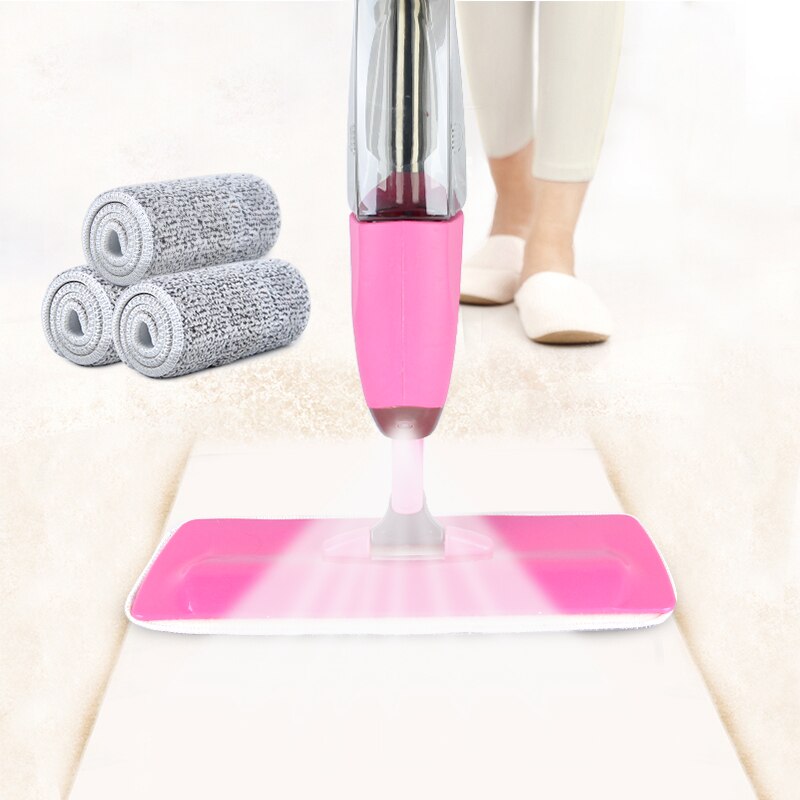 Spray Mop For Floor Clean Window Cleaner 360 Rotating Wooden Ceramic Tile Flat Mops For Home Cleaning Household Microfiber Pad