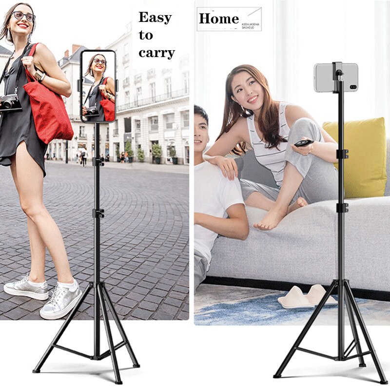 Photographic Lighting Stand Fill Light Stand With 1/4 Screw Adjustable Tripod Suit For Ring Light Desktop And Vertical Ring Lamp