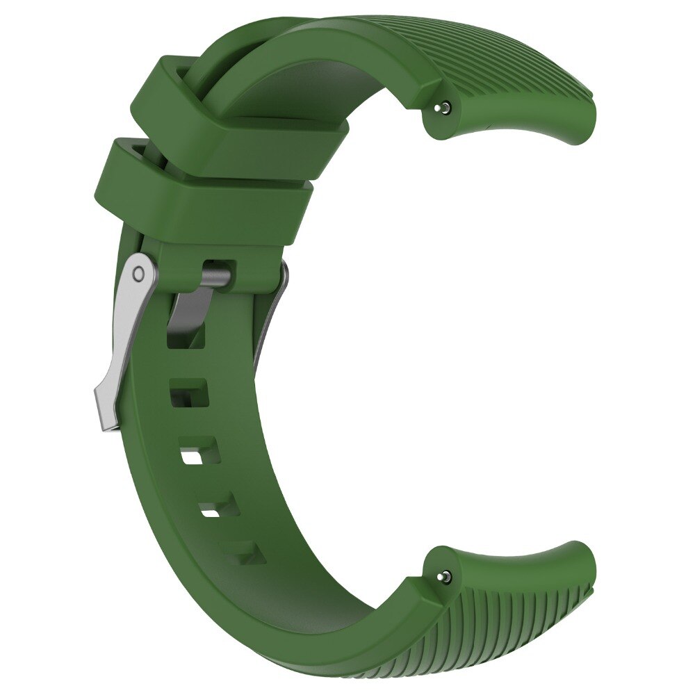 Wrist Strap for xiaomi huami Amazfit Stratos 3 2 2S strap Silicone band With Buckle Sports Belt for xiaomi huami amazfit3: army green