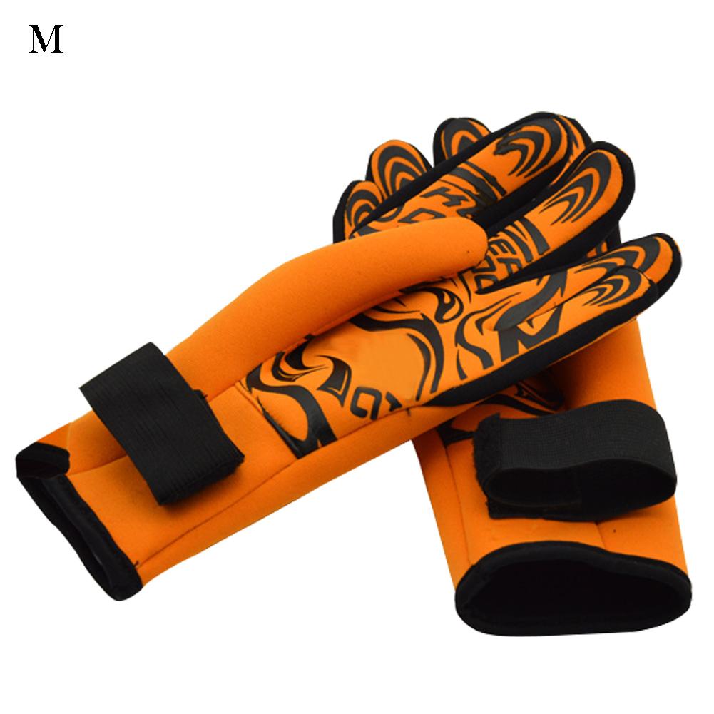 2mm dykhandskar tryckta halkfria förtjockade stickbeständiga handskar: Orange