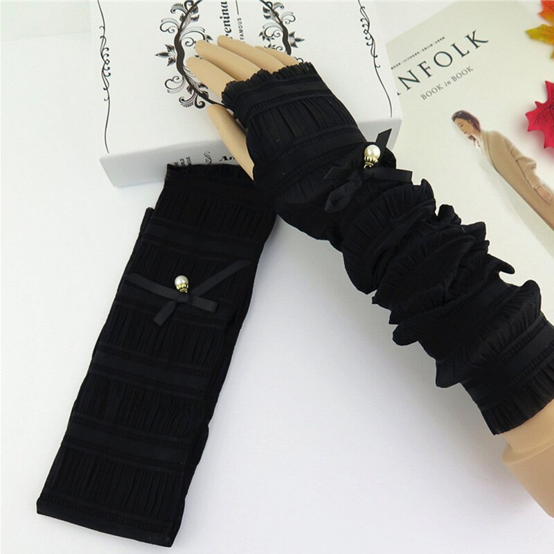 Protection contre le soleil d&#39;été, manches en soie de glace pour femme, Protection UV longue, Protection des mains, gant de bras, manches de glace pour l&#39;extérieur: 1