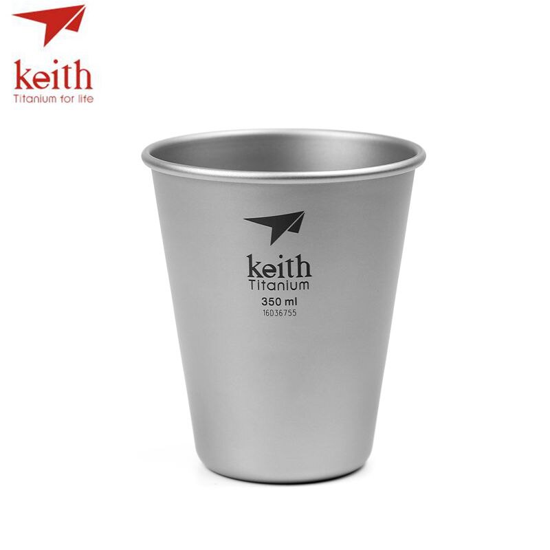 Keith Reinem Titan Bahre Becher Getränk draussen Camping Farbige Titan Kaffee Tassen Ultraleicht Reise Becher 350ml 450ml 40g 45g