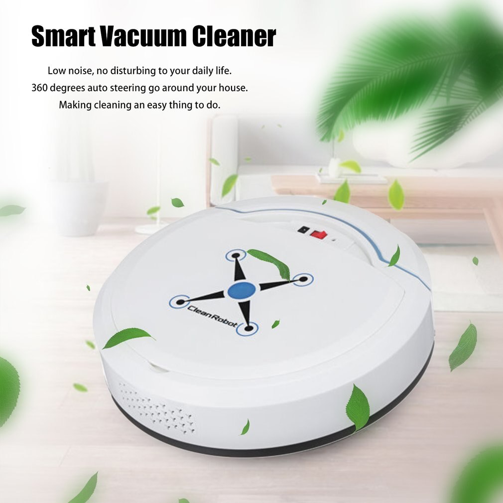 Rechargeable Auto Cleaning Robot Automatic Smart Sweeping Robot Vacuum Floor Dirt Dust Hair Cleaner Home Sweeping Machine