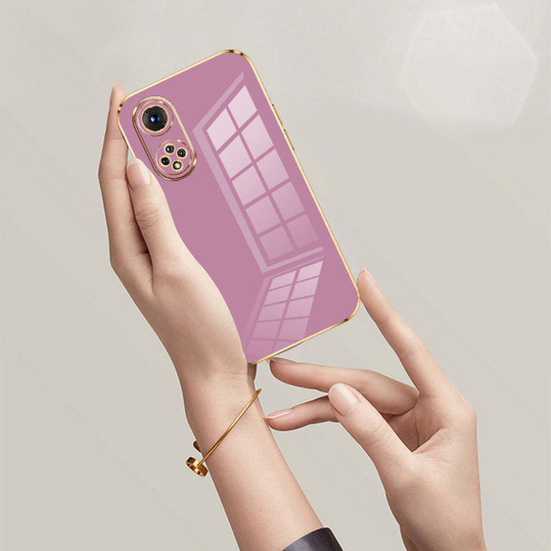 For Honor 50 Case Honor 50 Phone Case NTH-AN00 NTH-NX9 Case Honor 50se Honor 50 Pro Luxury Square Plating Shockproof Back Cover