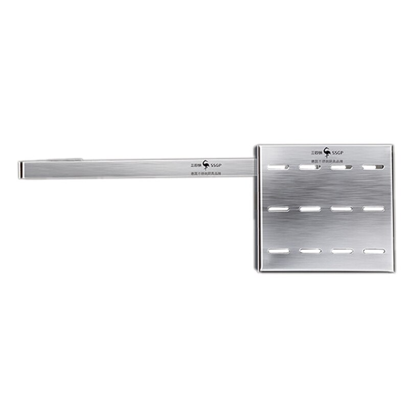 Barra colgante de Cocina 3 en 1 de acero inoxidable montada en la pared con 6 ganchos y caja de almacenamiento de cubiertos organizador de cocina contenedor herramientas