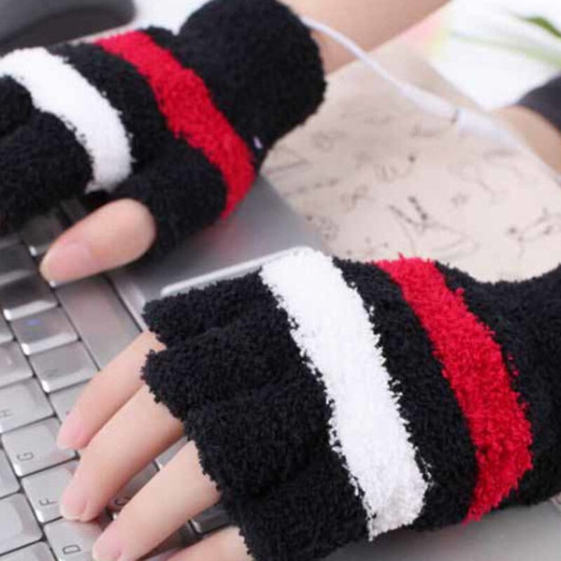 1 Paar Usb Aangedreven Elektrische Verwarming Handschoenen Winter Thermische Usb Verwarmde Handschoenen Elektrische Verwarming Handschoen Verwarmde Handschoenen Warmer