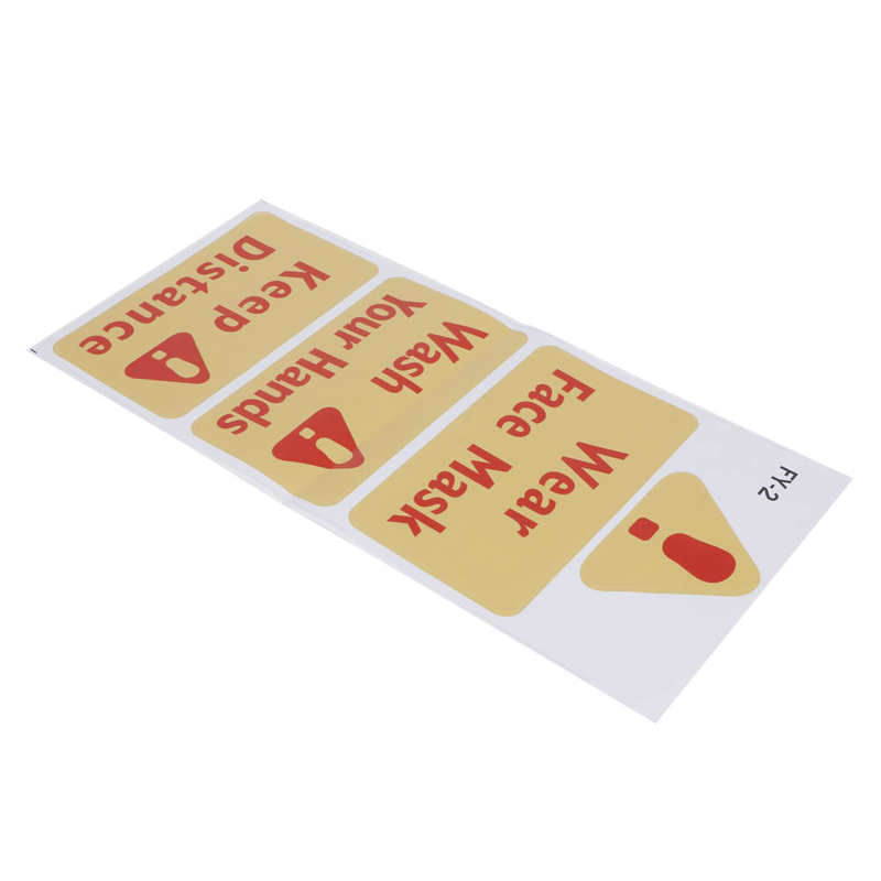 wall stickers for kids rooms wall Warning Signs Wall Sticker Caution Warning Decals DIY Kitchen Shop Window Decor Wall