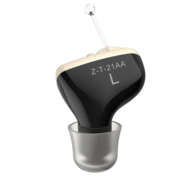 Aide auditive numérique invisible CIC avancé – Mini aide auditive sans fil claire, invisible et puissante pour la surdité des personnes âgées