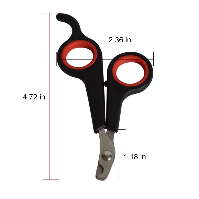 Cortador de garras para perros y Gato, tijeras para cortar uñas, animales, acero inoxidable con cerradura