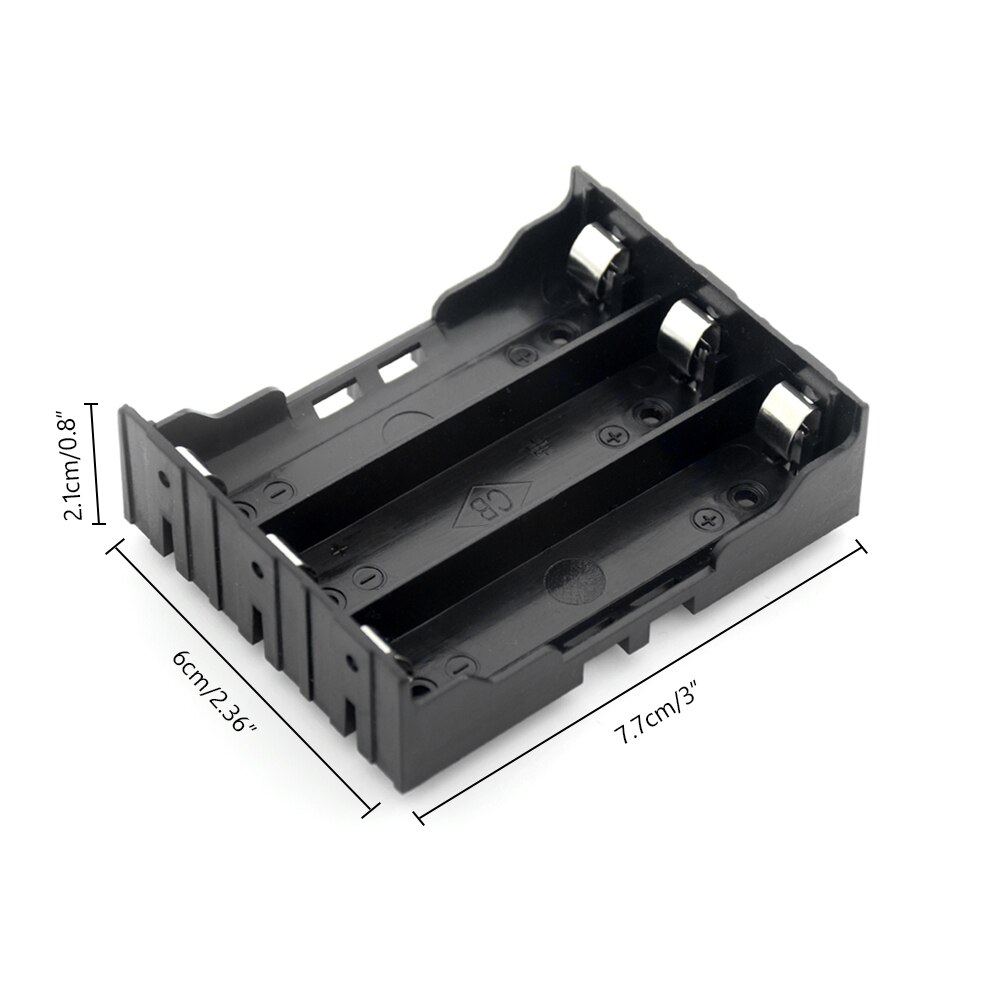 18650 Batterij Clip Opslag Geval Houder Container Met Hard Pins Voor 1/2/3/4x18650 batterijen 1X 2X 3X 4X Slots Plastic Case