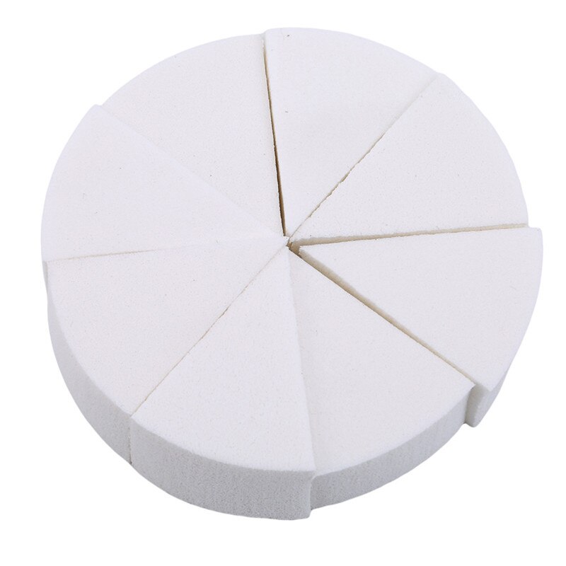 8Pcs / Set Shaped Puff Candy Color Soft Magic Cleaning Pad Heigh Cosmetic Cleansing Sponge Wash Makeup Tools