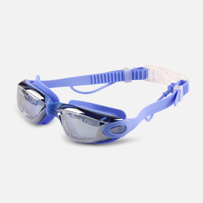 Zwembril heren dames zwembril gegalvaniseerd high-definition anti-condens volwassenen groot kind waterdicht  /30: Blauw  yj003