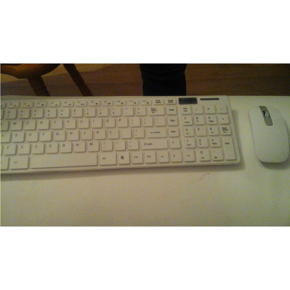 Wireless 2.4G Keyboard with Keyborad Protector Cover Mouse Kit for PC