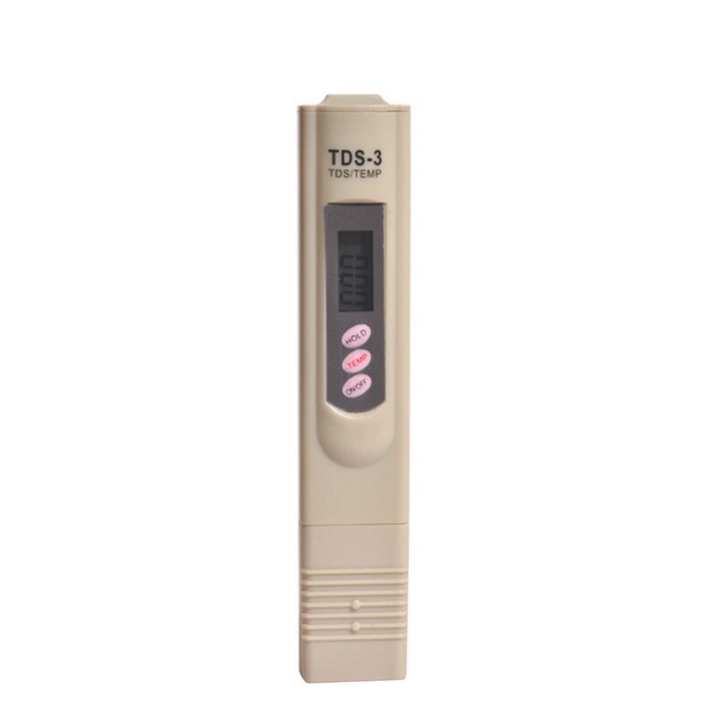 Protable LCD Digital TDS PH Meter Pen of Tester Accuracy 0.01 Aquarium Pool Water Wine Urine Automatic Calibration Measuring: Beige A