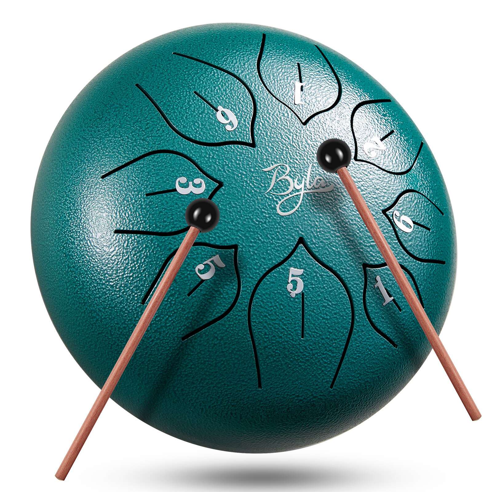 Steel Tongue drum 8 Notes 6 Inches Lotus Style Music Instrument Percussion Hand Pan Drum Tank Hang Drum