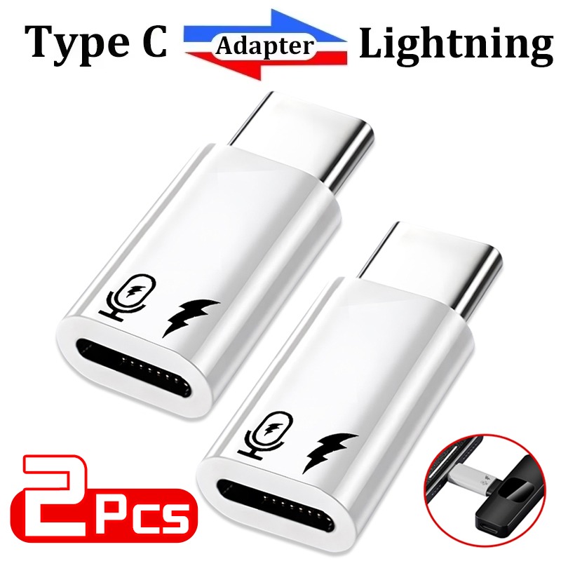 Adapter OTG USB C na Lightning do iPhone'a 16 Mikrofon Android Szybki transfer danych Oświetlenie żeńskie na męski konwerter typu C