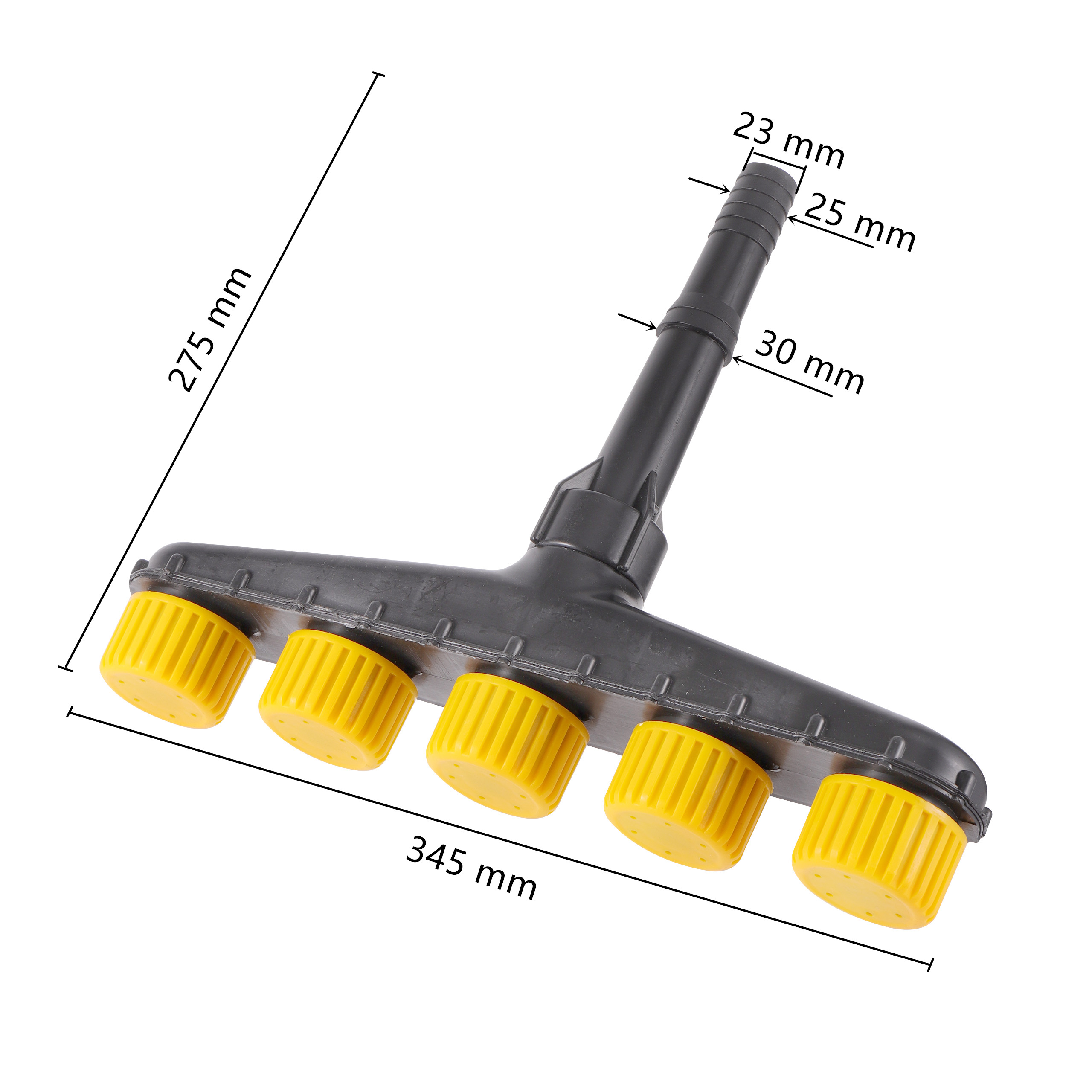 Ugelli per atomizzatore agricolo irrigatori per acqua da giardino prato grande flusso ugello regolabile strumento per irrigazione di verzura agricole: 5 spray ugello