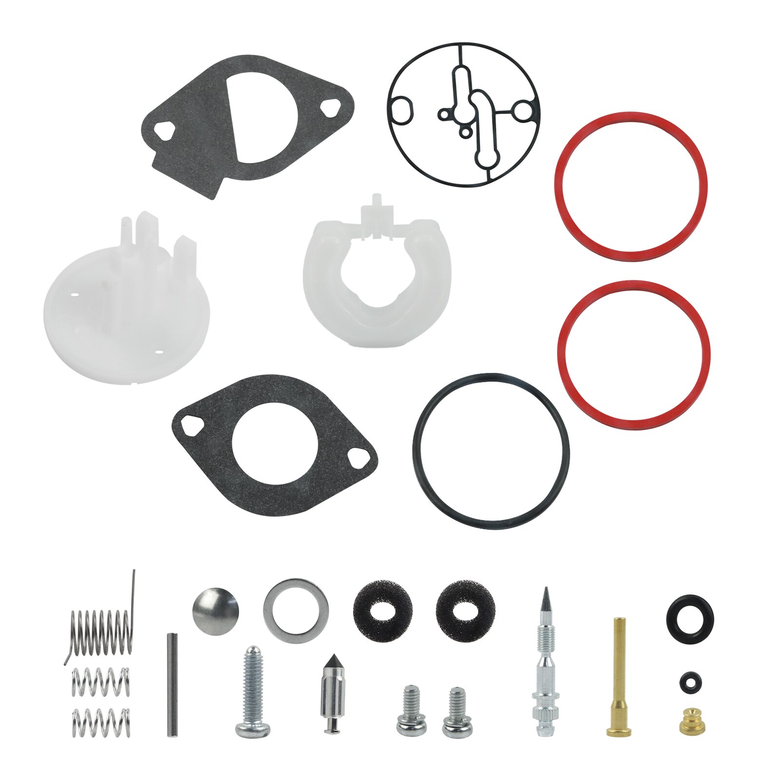 Carburetor Repair Rebuild Kit Master Overhaul For Nikki Carbs Replaces 796184 696136 796081 699813 Craftsman 11HP-19HP Engine