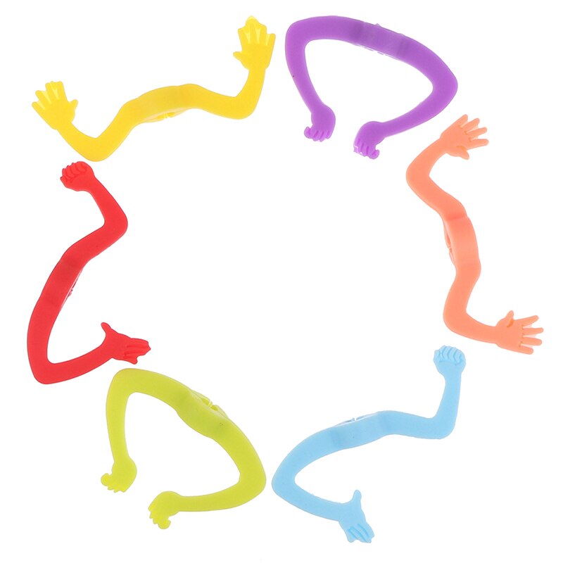 6 pièces Silicone Charade mains forme vin verre marqueur boire tasse Identifier signe de tasse pour Cocktails Champagne (couleur aléatoire)