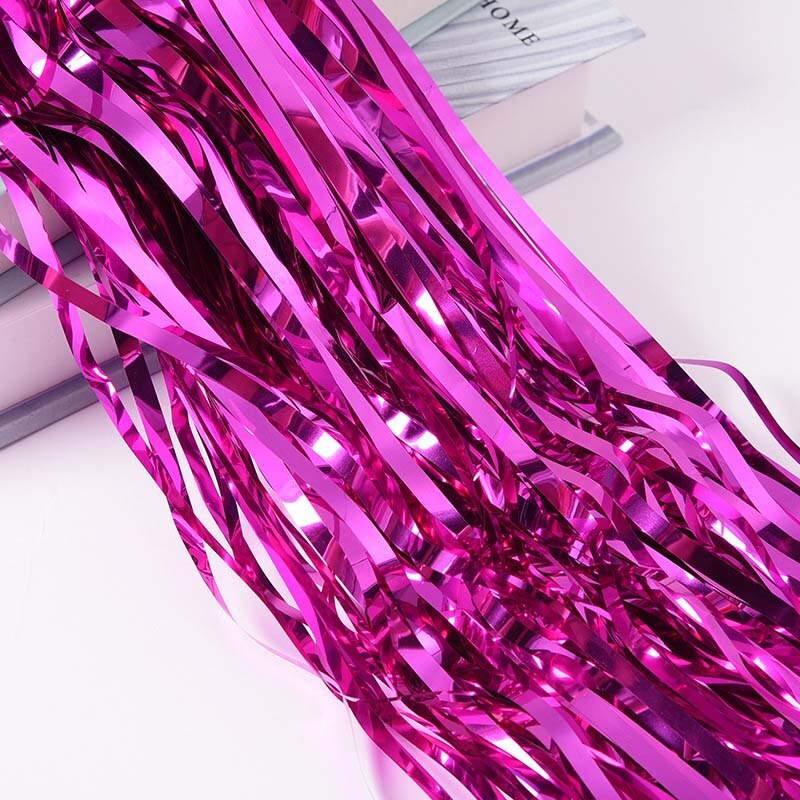 1 Pcs Door Curtain Decoration Fringe Tinsel for Birthday Party Wedding Background Backdrop P7Ding