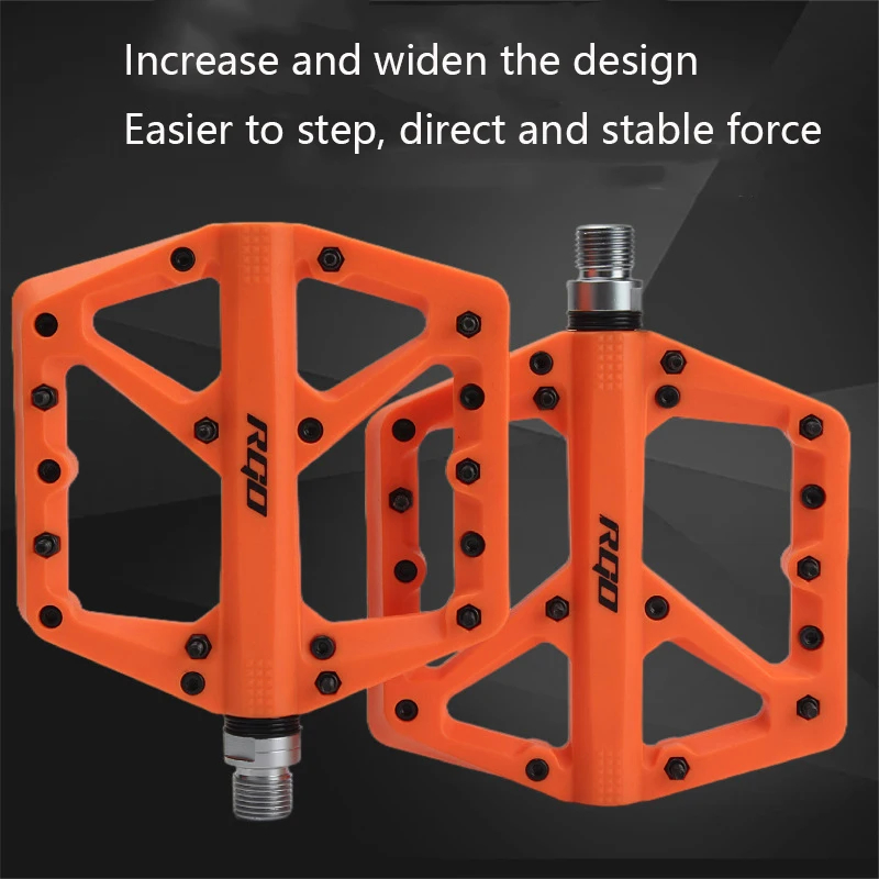 Mountainbike Nylon Pedal Perrin Lager Große Breite Oberfläche Rutschfeste Off-road Pedal Schneebesen Pedal