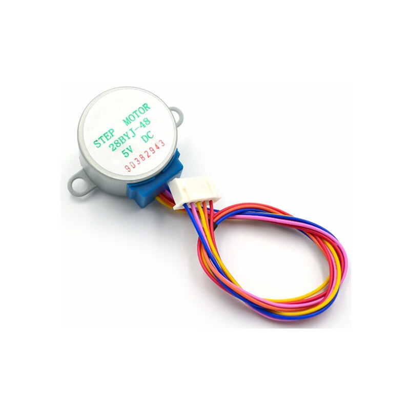 Motor paso a paso de 5 cables, 4 fases, 5V, 28BYJ-48-5V, 5 uds.