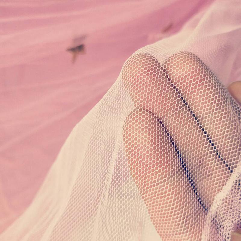 Fantasía niños cuna malla Rosa cama Circular cenefa cama carpa Moustiquaire princesa niños niñas red redonda de mosquitos para los niños