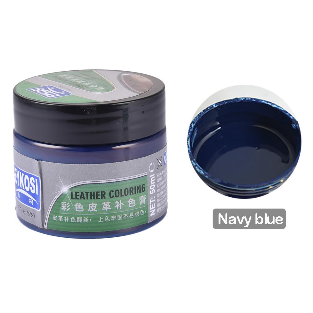 Réparation et réhabilitation de Toner de couleur en cuir de sac d'huile teint par siège de voiture avec 8 outils connexes: Dark Blue