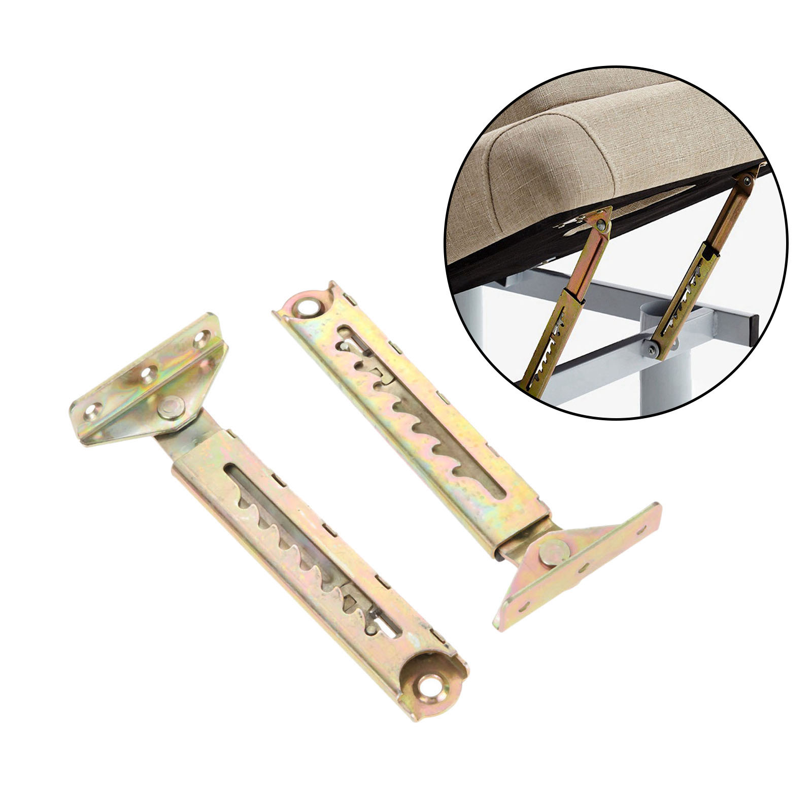 2Stck Sofa Hebe Scharnier Winkel Einstellung Scharnier Einstellbare Getriebe Verknüpfungen und Rechts Eisen Winkel Hebe Stange für Zeichnung tisch