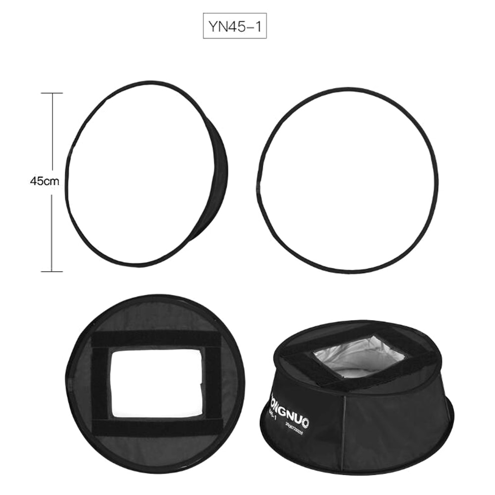 Difusor Softbox Yongnuo para luz LED de vídeo YN300 YN300II YN300III YN300IV YN160III YN320 YN600L YN600LII YN900 iluminación de relleno