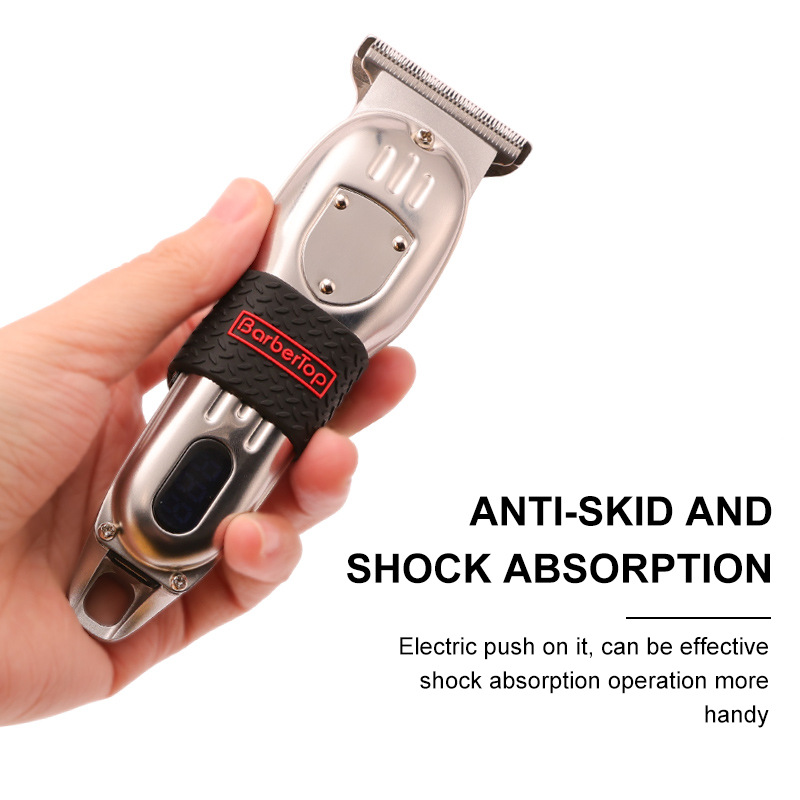 Barbiere in gomma professionale Manicotto protettivo per spinta elettrica Fasce per impugnatura per salone Copertura per clipper antiscivolo Accessori per barbiere Strumenti