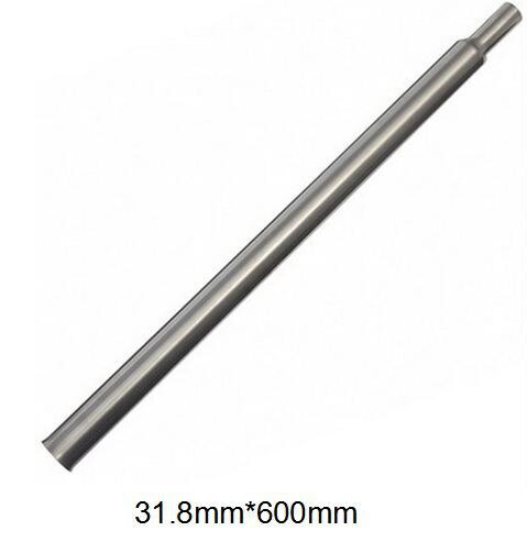 Tija de sillín ultraligera de titanio/Ti, apta para Brompton bike-31.8mm-245g a 285g-acampanada: Amarillo claro
