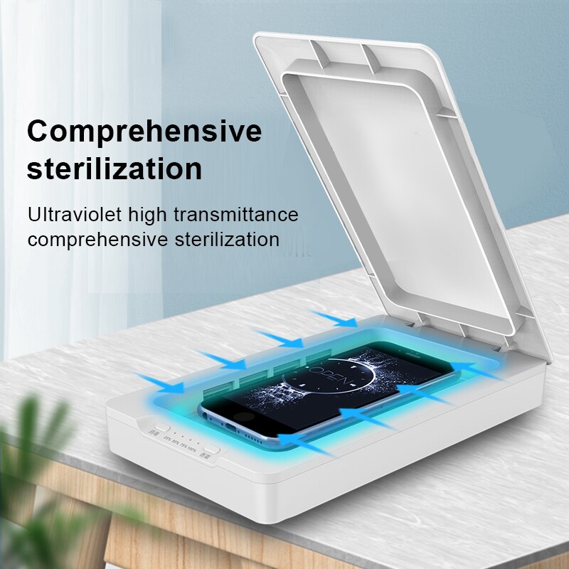 Ampe ultraviolet lightdisinfection box sterilization cell phone box uv, glasses key wallet underwear antivirus, mask sterilizer