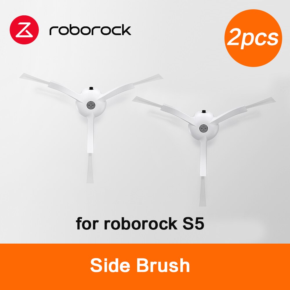 Original Roborock Vacuum Cleanner Parts Suitable For Roborock 2 S5 Max Cleaning Robot Spare Parts Electric Water Tank: Side Brush