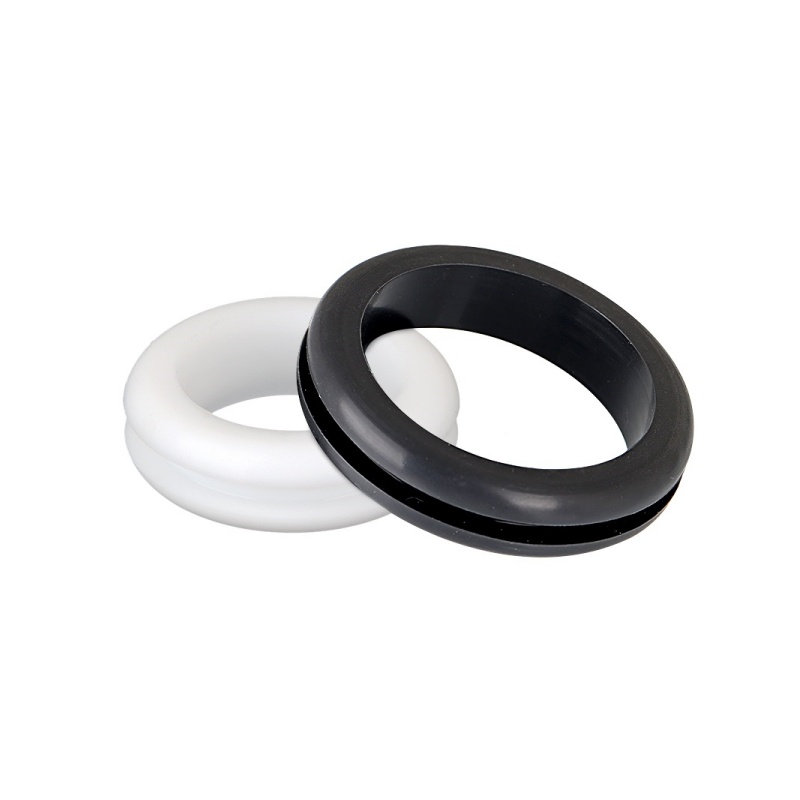 Arandela de goma de PVC blanca/negra de 3 ~ 80mm, junta protectora de bobina de doble cara, junta tórica de alambre con orificio para proteger el orificio del Cable