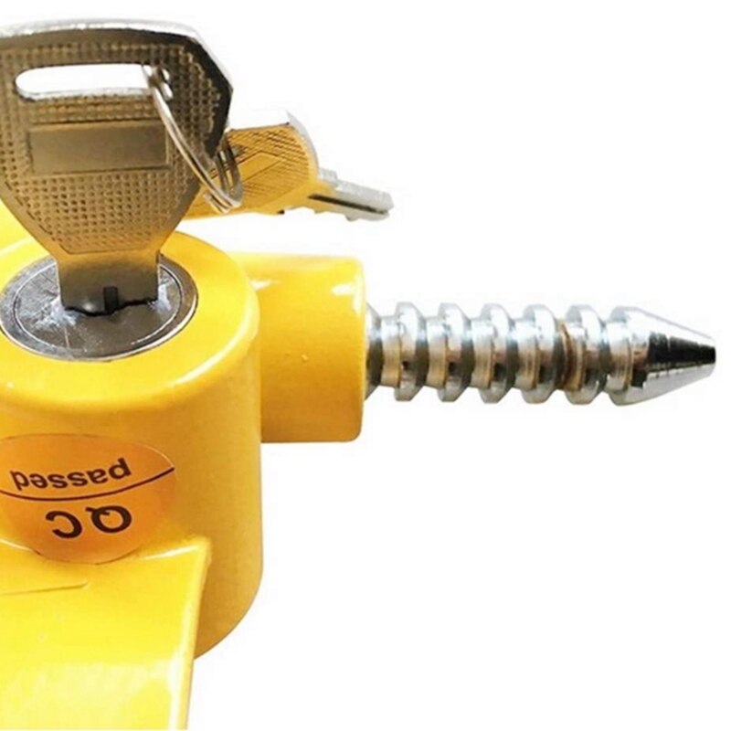 Coupler Lock Hitch Trailer Lock with 2 Key Heavy-Duty Steel Fit 1-7/8 Inch 2 Inch and 2-5/16 Inch Heavy Duty Theft Lock