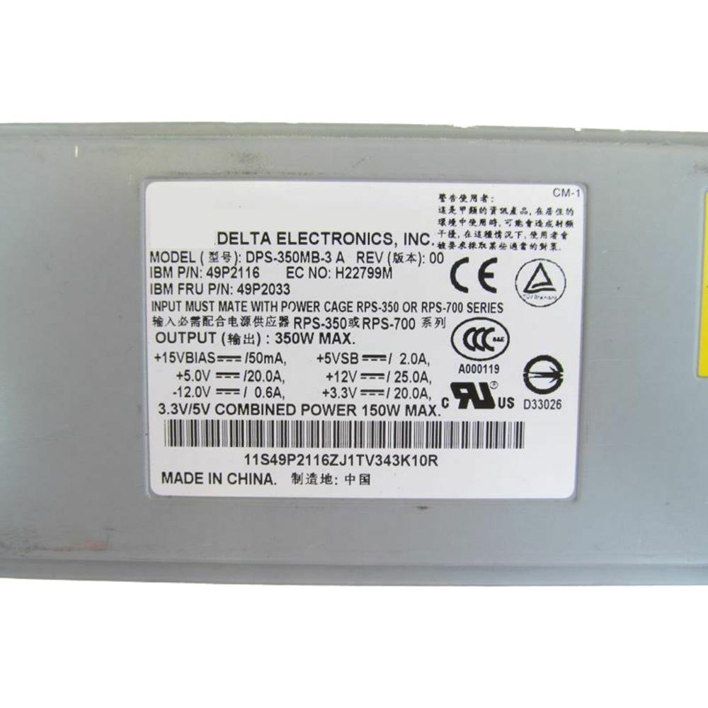 100% test for power supply for X225/X226/X345 FRU:49P2033 49P2116 DPS-350MB-3 A 350W Work Good