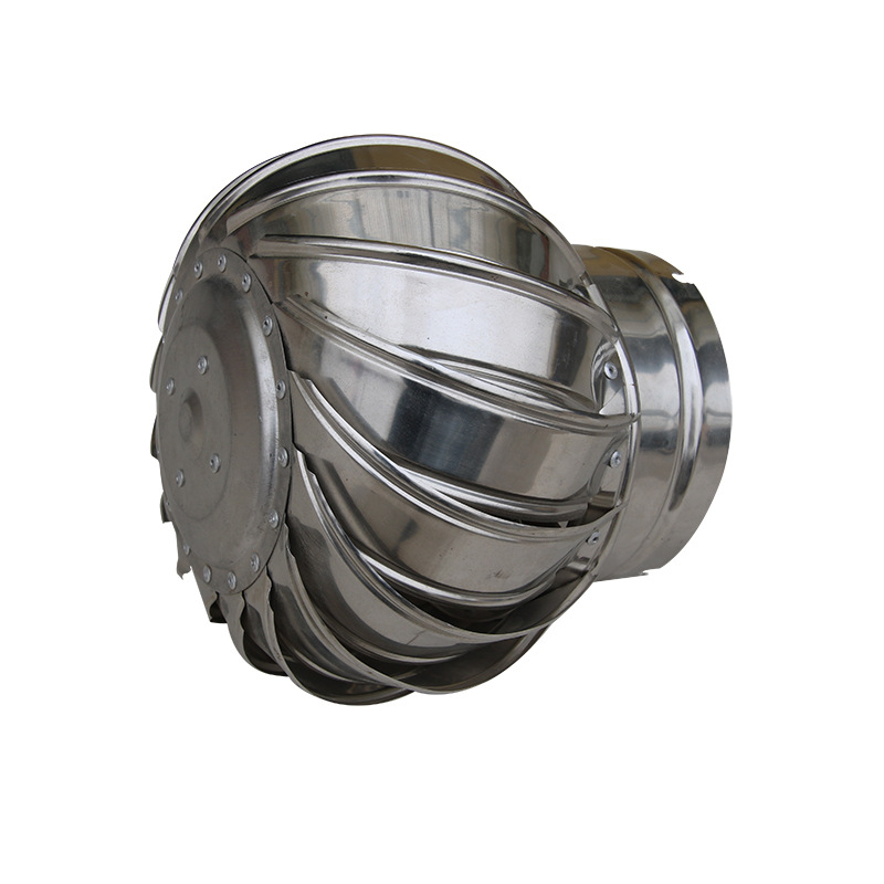 Ventilador de telhado de aço inoxidável, turbinas eólicas, ventilação de ar, sótão, 110mm, pipefit, ventilador de telhado